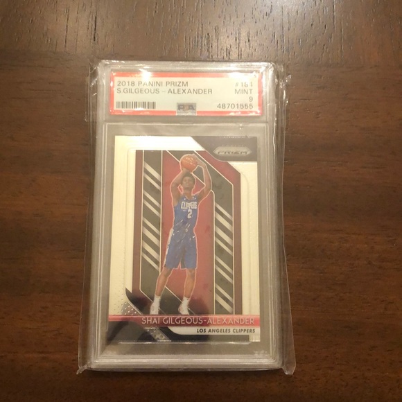 Shai Gilgeous Alexander PSA 9 Prizm Rookie Card - Picture 1 of 2